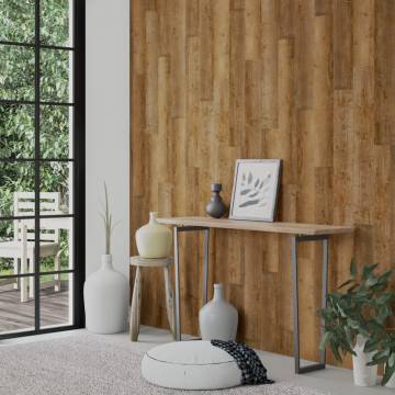 Wood Look Brown PVC Wall Panels - 4.12 m² | HipoMarket