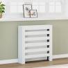  Radiator Cover White 78x20x82 cm Engineered Wood Colour white Size 78 x 20 x 82 cm Quantity in Package 1 Design horizontal slats 