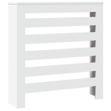 Stylish White Radiator Cover - 78x20x82 cm | Hipomarket