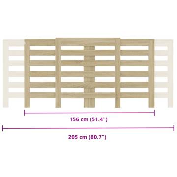 Radiator Cover Sonoma Oak - Stylish & Modern | HipoMarket