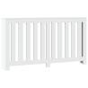 Radiator Cover White 149x20x82 cm | Stylish Engineered Wood