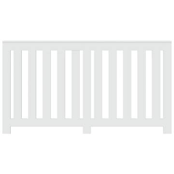 Radiator Cover White 149x20x82 cm | Stylish Engineered Wood