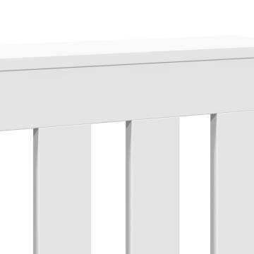 Radiator Cover White 149x20x82 cm | Stylish Engineered Wood