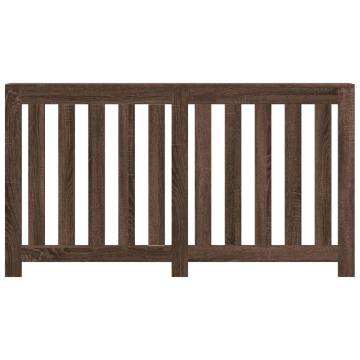 Stylish Radiator Cover Brown Oak 149x20x82 cm - HipoMarket