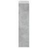 Radiator Cover Concrete Grey - Stylish Engineered Wood