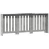 Radiator Cover Concrete Grey - Stylish Engineered Wood