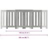 Radiator Cover Grey Sonoma 205x21.5x83.5 cm | Hipomarket