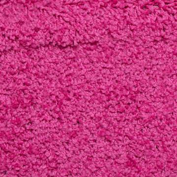 Carpet Stair Treads - 15 pcs Pink | 65x21x4 cm