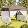  Folding Party Tent with Sidewalls Taupe 3x3 m Colour taupe Size 3 x 3 m Quantity in Package 1 