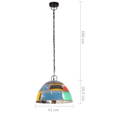 Industrial Vintage Hanging Lamp 25W Multicolour E27 - 41cm