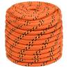 Durable Orange Boat Rope 18mm x 50m - Polypropylene