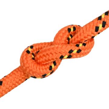 Durable Orange Boat Rope 18mm x 50m - Polypropylene