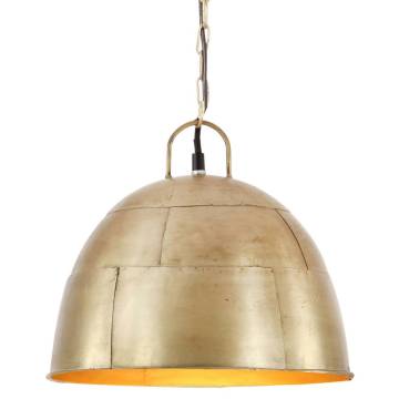 Industrial Vintage Hanging Lamp 25W Brass E27 - Hipomarket