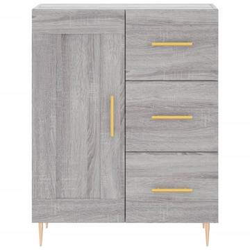 Highboard Grey Sonoma - Stylish Storage Solution | HipoMarket