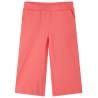 Kids' Pants with Wide Legs Coral 104 Colour coral Size 104 (3-4y) 