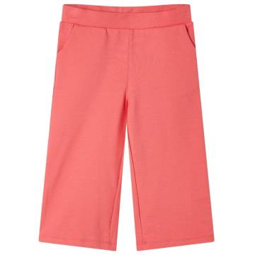 Kids' Wide Leg Pants Coral 128 - Affordable & Durable Wear