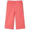 Kids' Pants with Wide Legs Coral 128 Colour coral Size 128 (7-8y) 