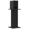 Stylish Black Speaker Stands - Set of 2 | Hipomarket UK