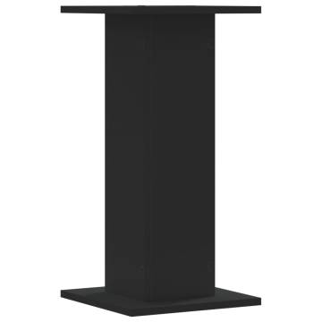 Stylish Black Speaker Stands - Set of 2 | Hipomarket UK