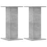 Stylish Concrete Grey Speaker Stands - 2 pcs | Hipomarket UK