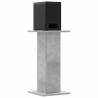 Stylish Concrete Grey Speaker Stands - 2 pcs | Hipomarket UK