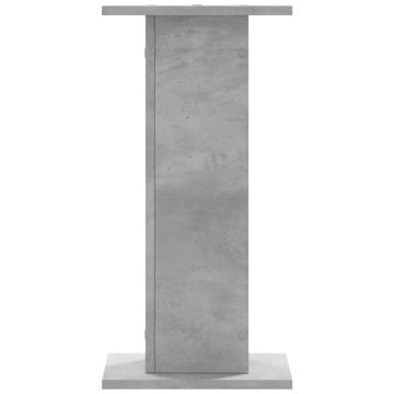 Stylish Concrete Grey Speaker Stands - 2 pcs | Hipomarket UK