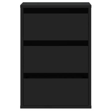 Corner Chest of Drawers Black - 40x41x58 cm | HipoMarket