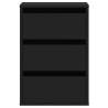 Corner Chest of Drawers Black - 40x41x58 cm | HipoMarket