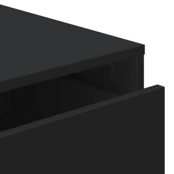 Corner Chest of Drawers Black - 40x41x58 cm | HipoMarket