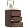  Corner Chest of Drawers Brown Oak 40x41x58 cm Engineered Wood Colour brown oak Size 40 x 41 x 58 cm Quantity in Package 1 