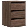 Corner Chest of Drawers - Brown Oak Engineered Wood 40x41x58 cm