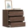 Brown Oak Corner Chest of Drawers - 60x41x58 cm | HipoMarket