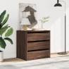 Brown Oak Corner Chest of Drawers - 60x41x58 cm | HipoMarket