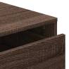 Brown Oak Corner Chest of Drawers - 60x41x58 cm | HipoMarket