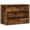 Corner Chest of Drawers Smoked Oak - Stylish Storage Solution