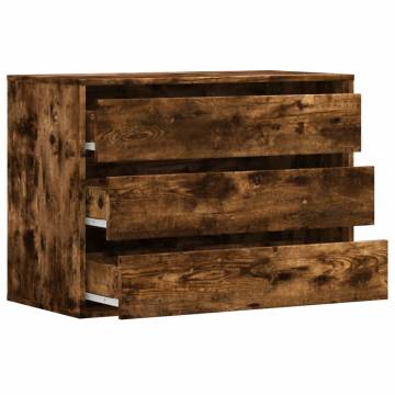 Corner Chest of Drawers Smoked Oak - Stylish Storage Solution