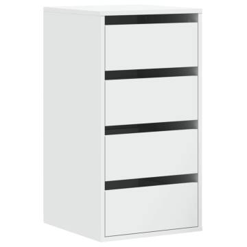 Corner Chest of Drawers White - Stylish Storage Solution