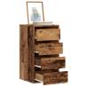  Corner Chest of Drawers Old Wood 40x41x76 cm Engineered Wood Colour old wood Size 40 x 41 x 76 cm Quantity in Package 1 