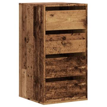 Corner Chest of Drawers - Old Wood | Hipomarket