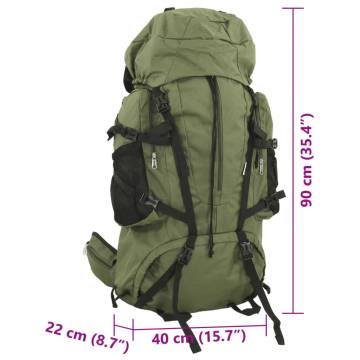 Hiking Backpack Army Green 100L Oxford Fabric | HipoMarket