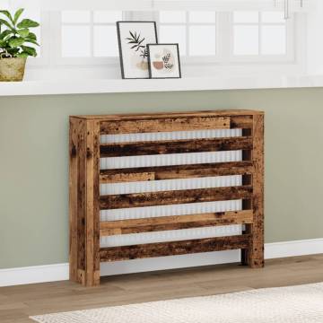 Radiator Cover Old Wood - Stylish Engineered Wood Design