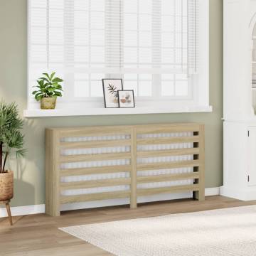 Sonoma Oak Radiator Cover 175x20x82 cm - Stylish & Durable