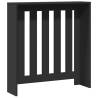 Stylish Black Radiator Cover - 78x20x82 cm Engineered Wood