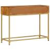 Solid Acacia Wood Console Table – 100x35x76 cm