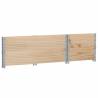 Pallet Collars 2 pcs 100x50 cm Solid Wood Pine - Hipomarket