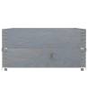 Pallet Collars 2 pcs Grey 120x80 cm Solid Wood Pine - HipoMarket