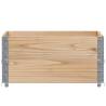 Pallet Collars 2 pcs 80x60 cm Solid Pine | HipoMarket