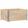 Pallet Collars 2 pcs 80x60 cm Solid Pine | HipoMarket