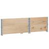 Pallet Collars 2 pcs 80x60 cm Solid Pine | HipoMarket