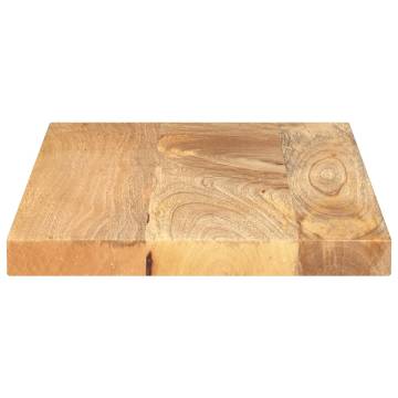 Table Top 60x40 cm - Solid Mango Wood for Rustic Charm